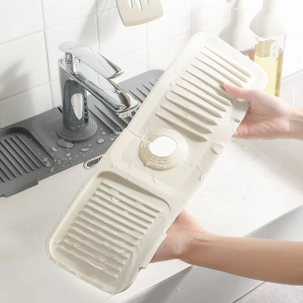 Globetrek° SplashGuard: Kitchen Sink Silicone Water Shield