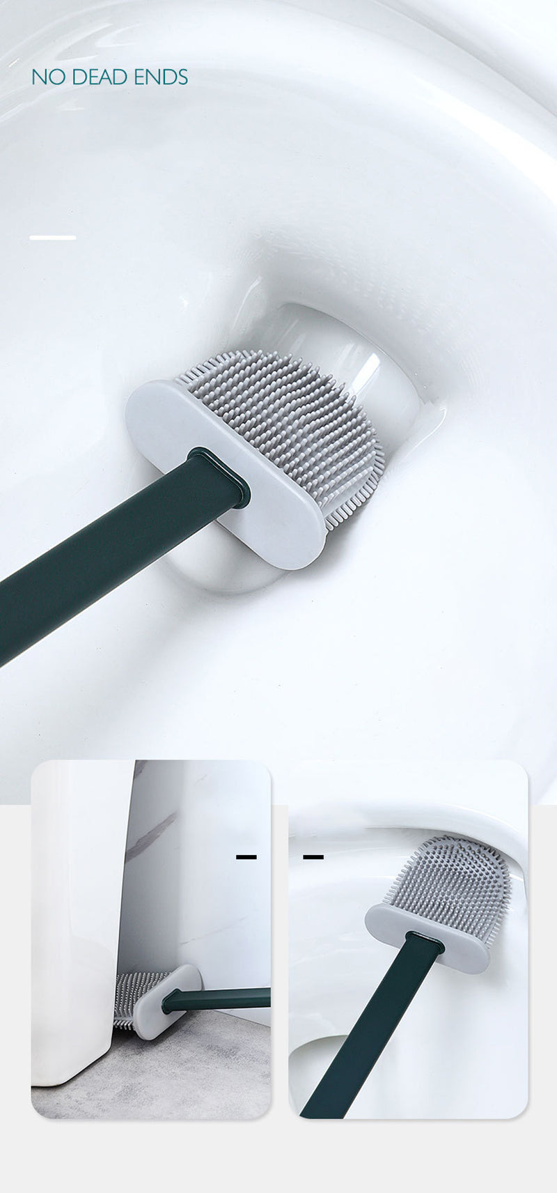 Cleaner Pro° Brush - Silicone Toilet Brush
