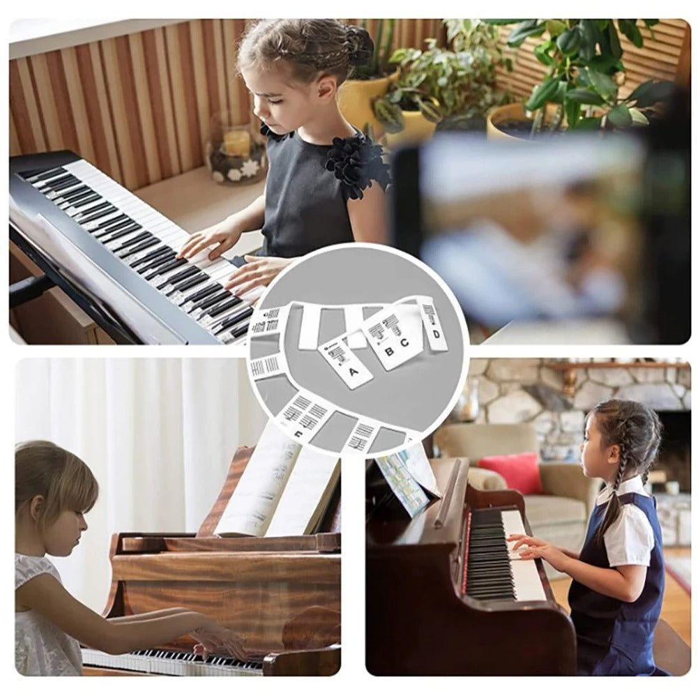 KeyboardLabel - Removable Piano And Keyboard Silicone Label