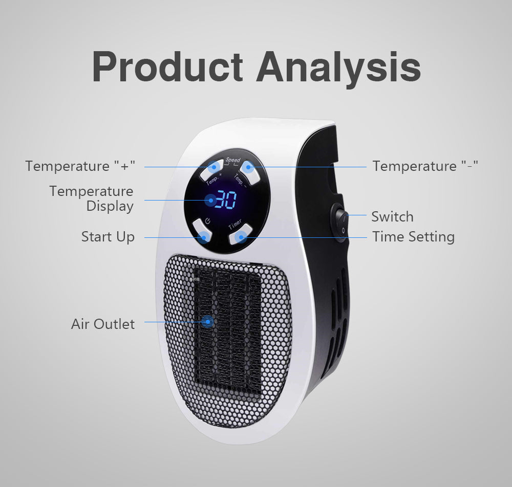 HeaterFan - Portable Electric Heater Fan