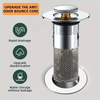 Globetrek° PopUpFilter 1+1 FREE: Stainless Steel Pop Up Drain Filter