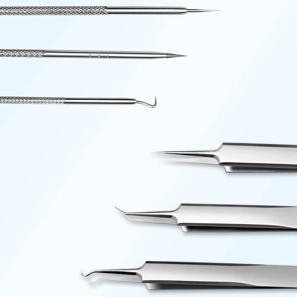FacialTools - Stainless Steel Blackhead Removal Tool Set