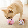 DogCatFri™ BouncingToy: Interactive Pet Bouncing Plush Toy Ball