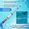 Cleaner Pro° PoolCleaner: Rechargable Handheld Pool Vacuum Cleaner