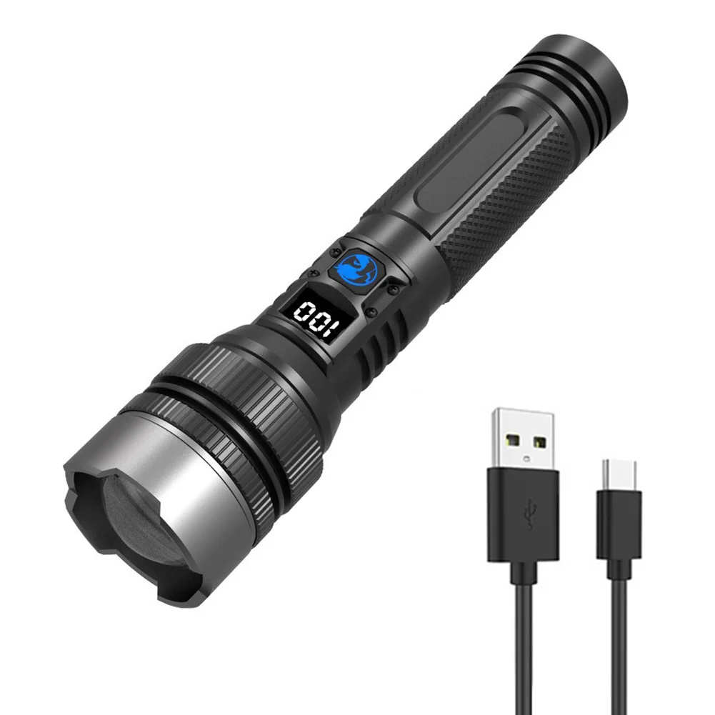Ledsen™ AdjustableFlashlight: Ultra-Bright Rechargeable Flashlight With Adjustable Beam
