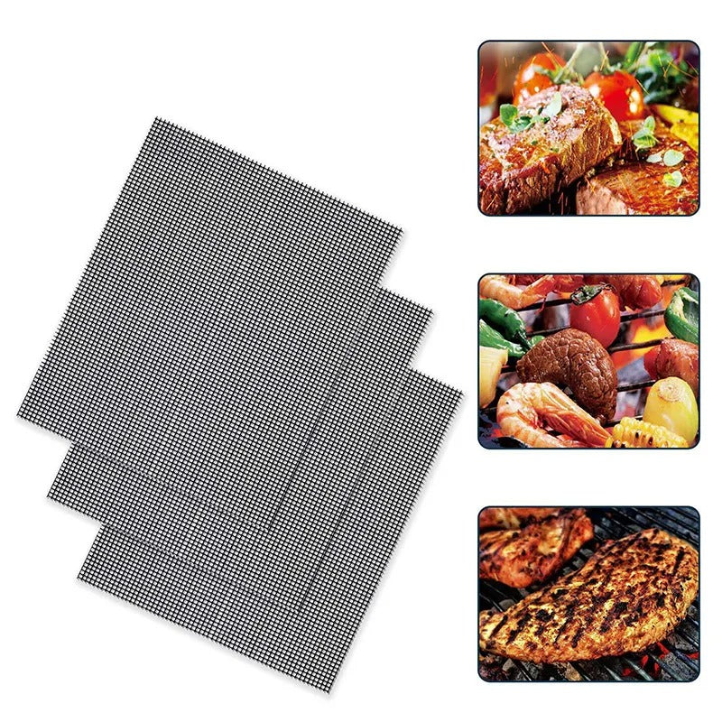 Globetrek° GrillNet: Reusable Heat Resistant Non-Stick BBQ Grill Net