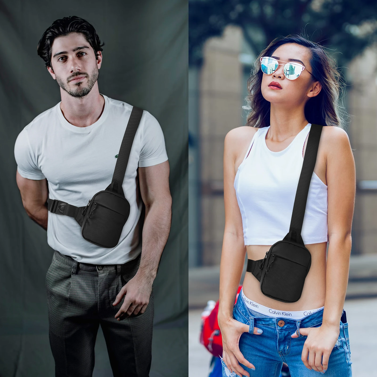 Icone™ ChestBag 1+1 FREE: Adjustable Strap Unisex Mini Sling Chest Bag