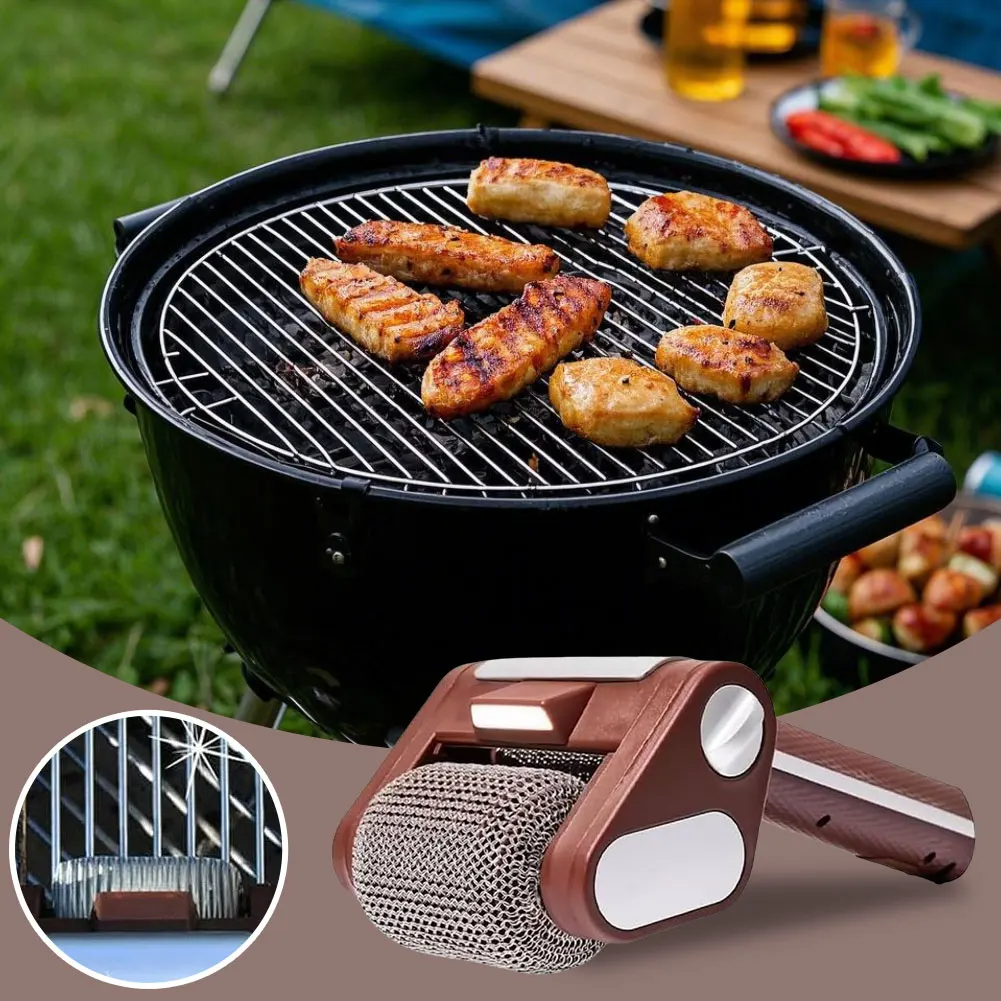 Cleaner Pro° GrillCleaner: Rechargeable Electric Brushless Grill Cleaner Roller