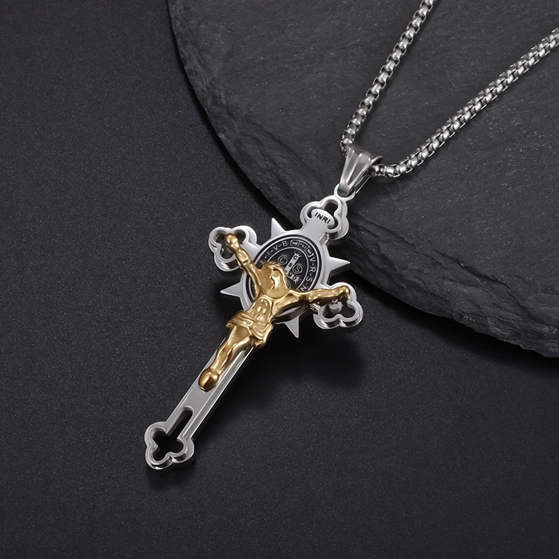 Jewelance™ CrossProtection 1+1 FREE: Spiritual Protection Cross Pendant Necklace With Gift Box