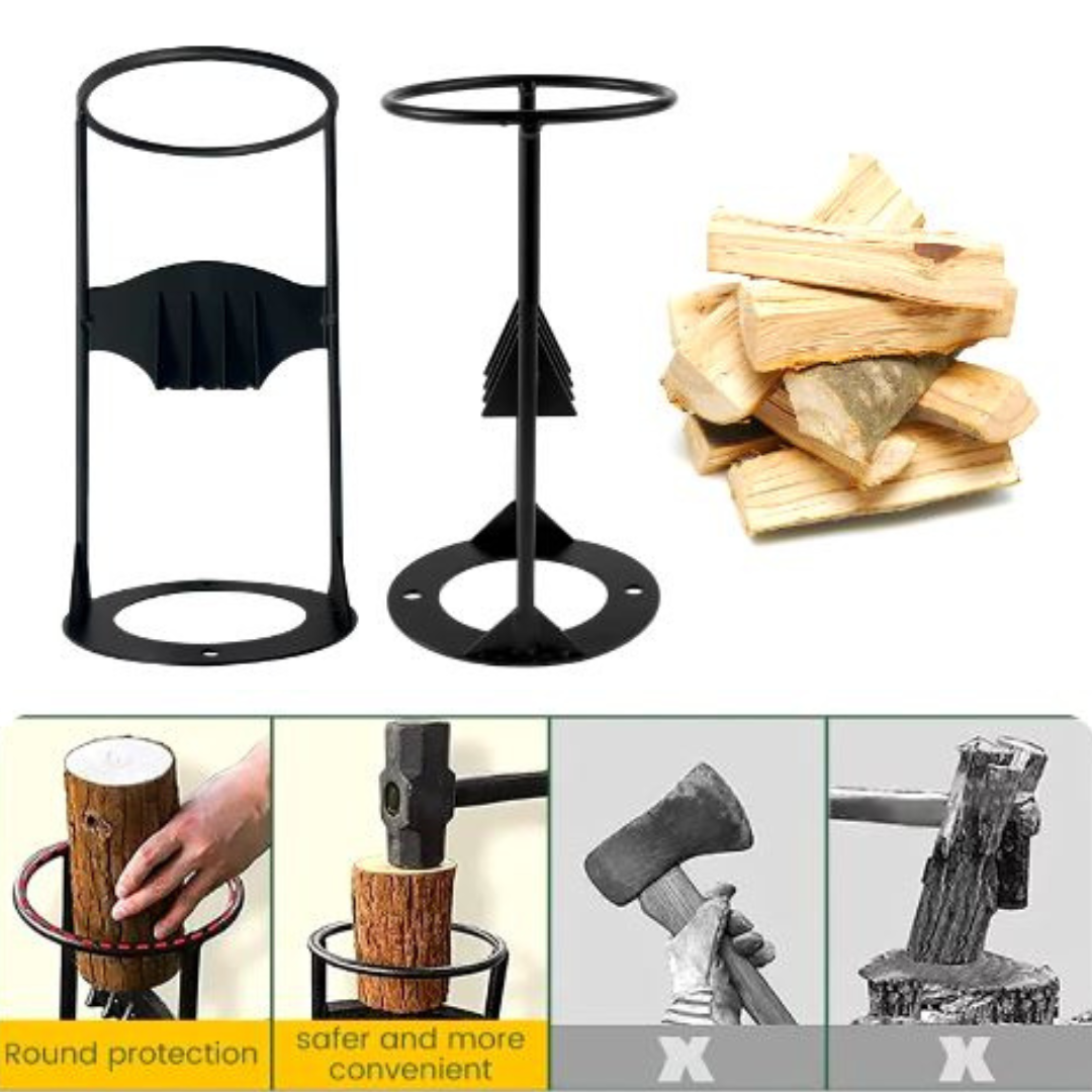 WoodSplitter - Portable Cast Iron Firewood Splitter