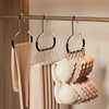 GlideHold® ClosetRing 10+10 FREE: Open Ring Space Saver Closet Hanger