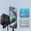DualCharger: Fast Charging Dual Retractable Cable Travel Charger