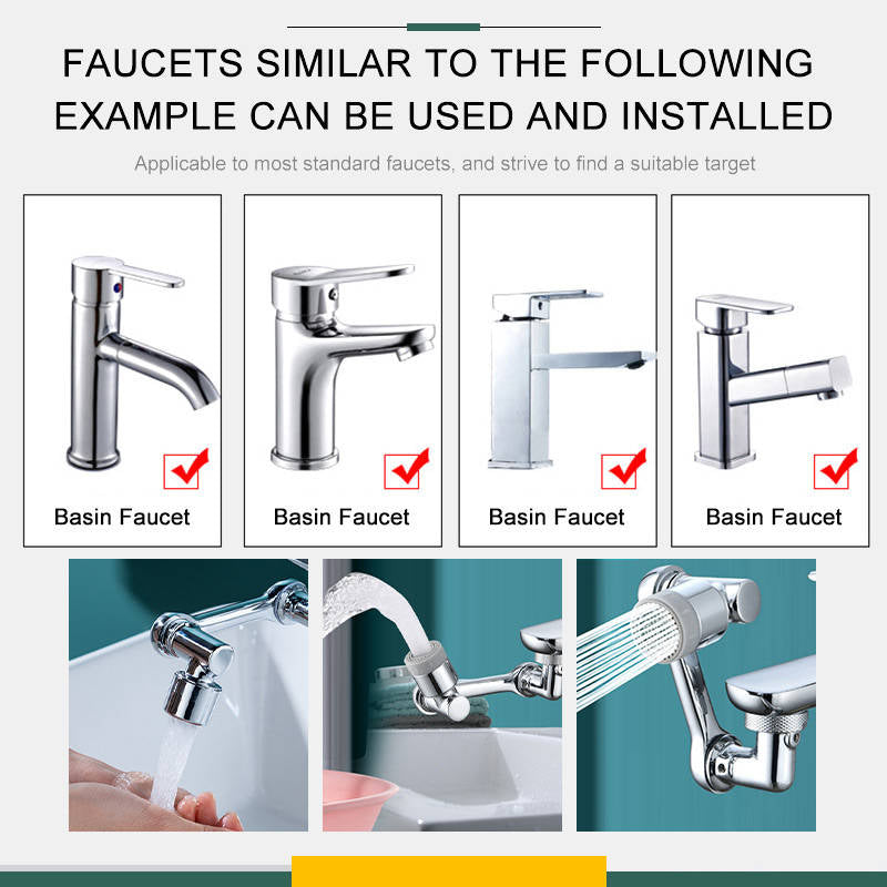 Rotating1080° Crane - Universal Robotic Arm Faucet
