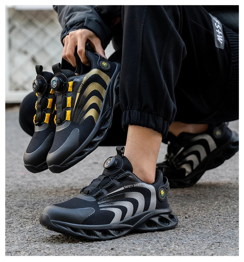 Happy™ SafetyFeet: Comfortable Shoes With Reflective Design And Rotating Buckle