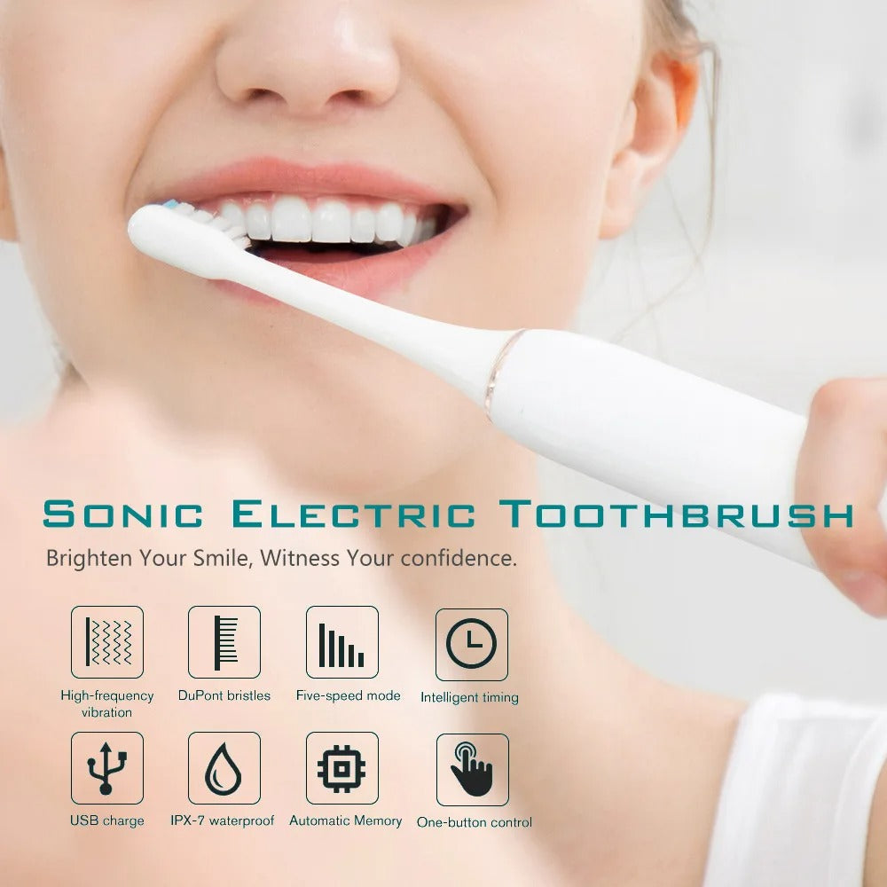 SonicToothBrush - Electric Sonic Toothbrush For Adults