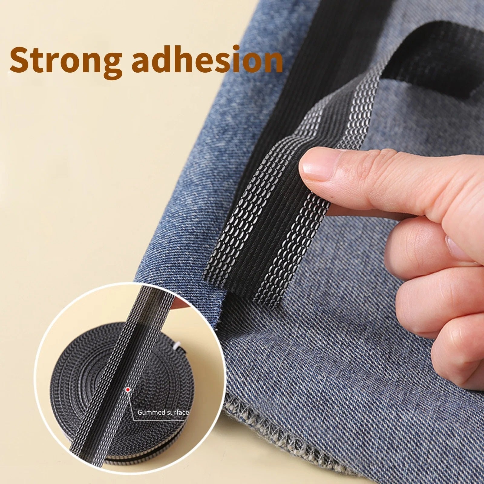 Icone™ ShorteningTape: 5M Self-Adhesive Pants Shortening Tape