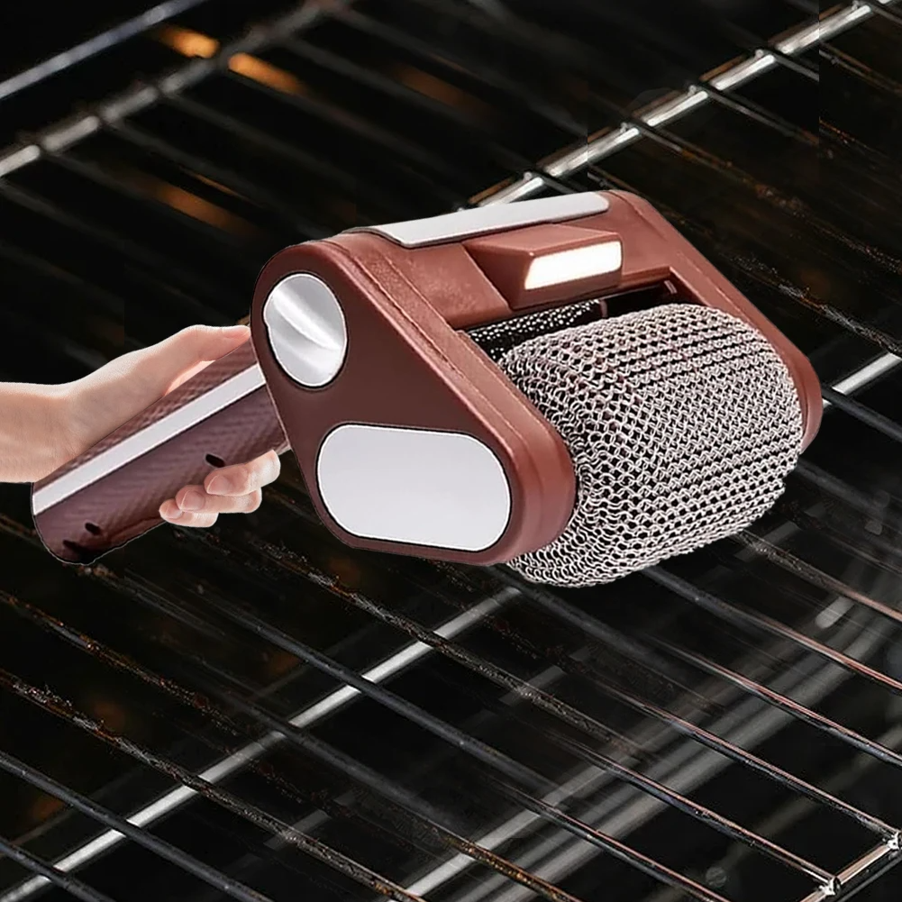 Cleaner Pro° GrillCleaner: Rechargeable Electric Brushless Grill Cleaner Roller