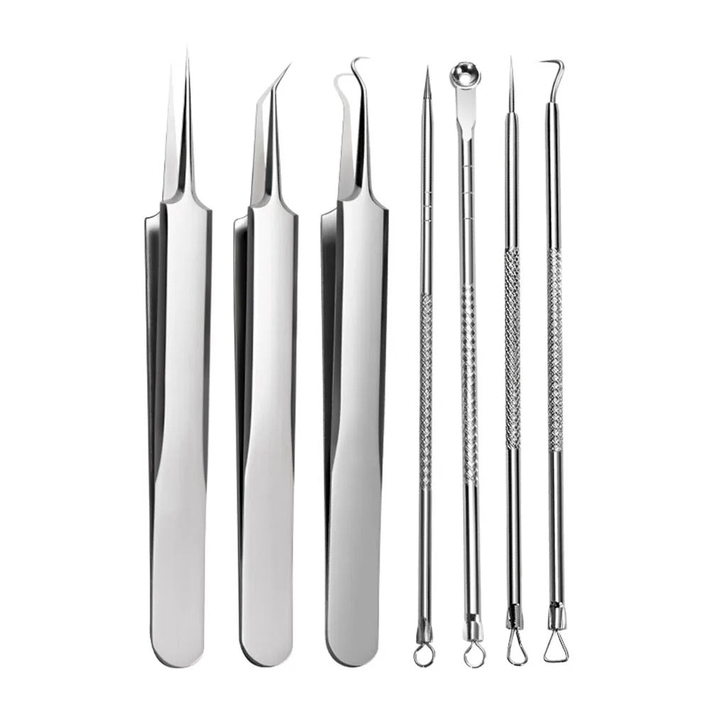 FacialTools - Stainless Steel Blackhead Removal Tool Set