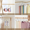 GlideHold® ClosetRing 10+10 FREE: Open Ring Space Saver Closet Hanger