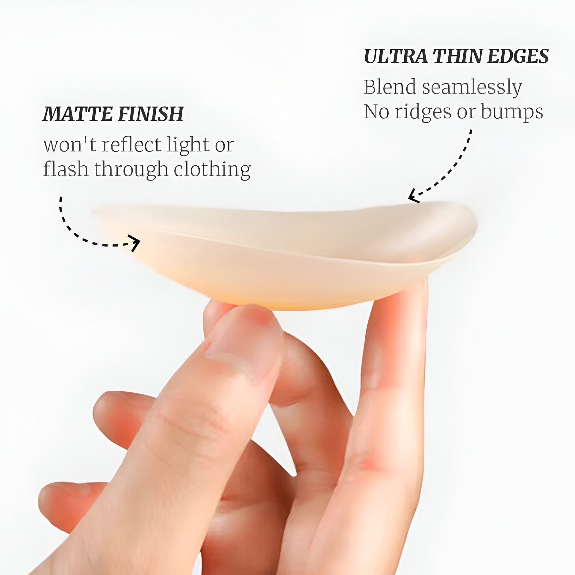 Icone™ NippleCover 1+1 FREE: Thin Matte Silicone Adhesive Nipple Covers