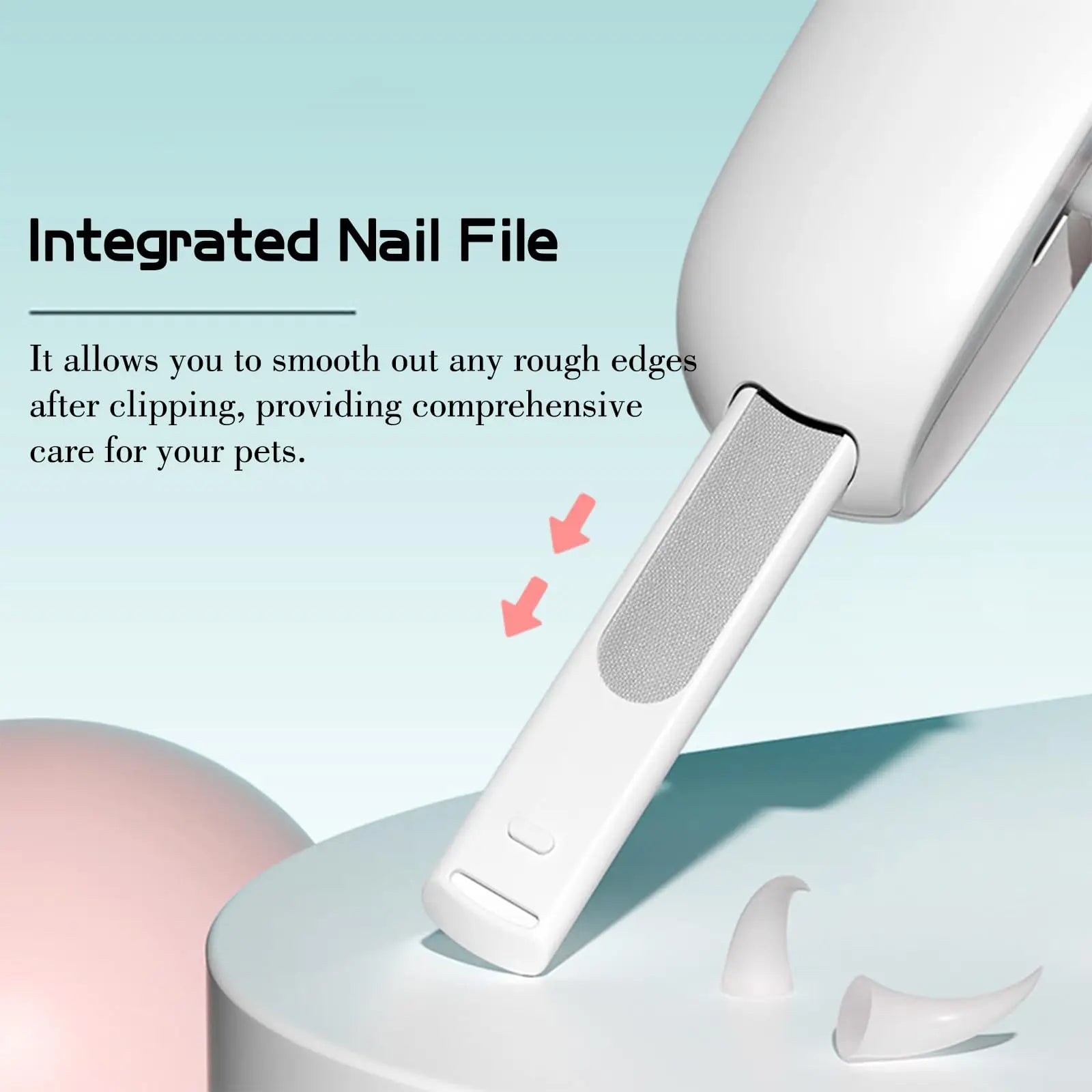 DogCatFri™ PushClippers: Adjustable Round Pet Push Clippers