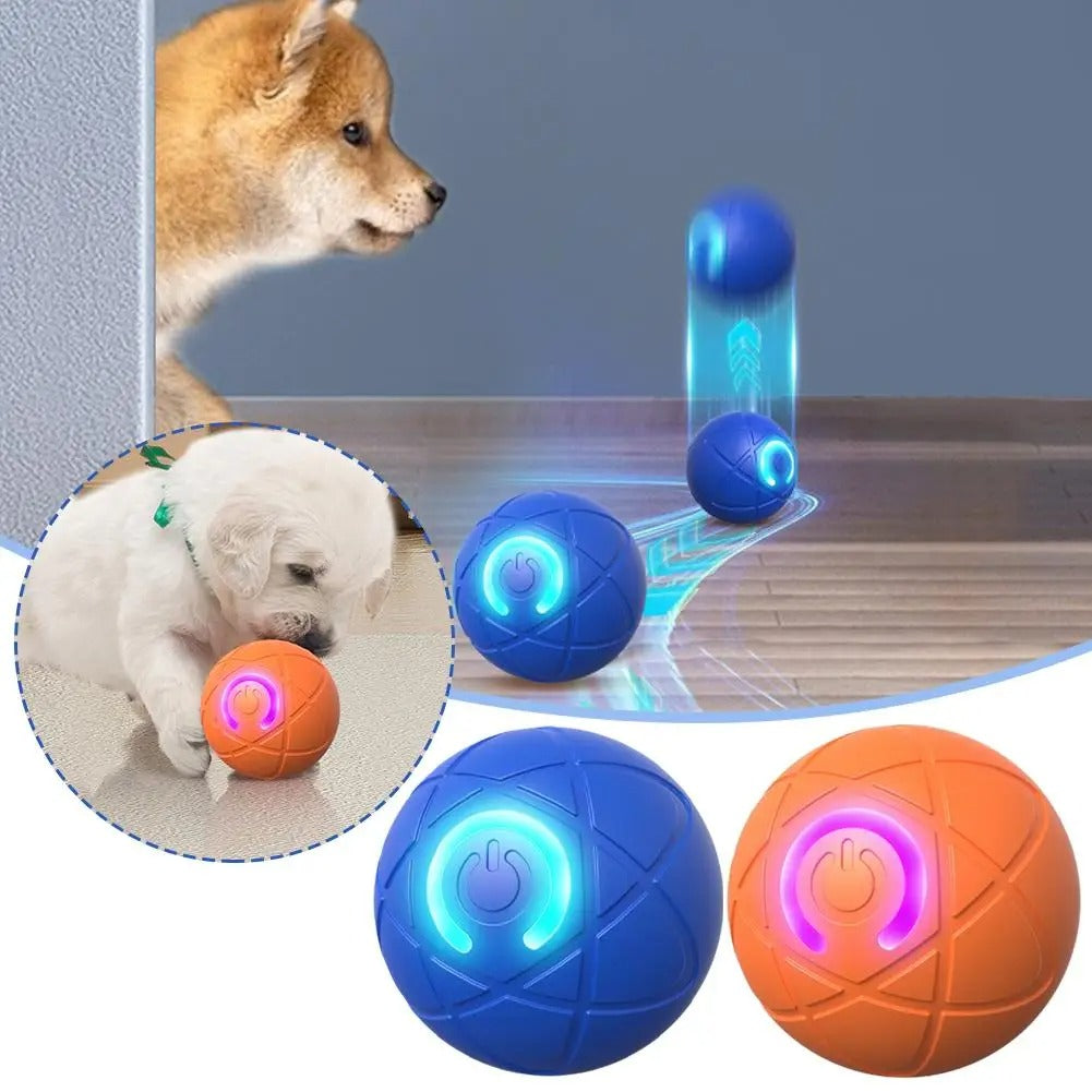 DogCatFri™ InteractiveBall: Rechargeable Interactive Pet Toy Ball