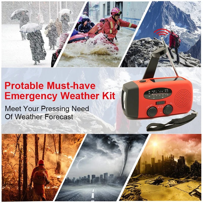 MultiRadio - Multifunction Solar Portable Emergency Radio