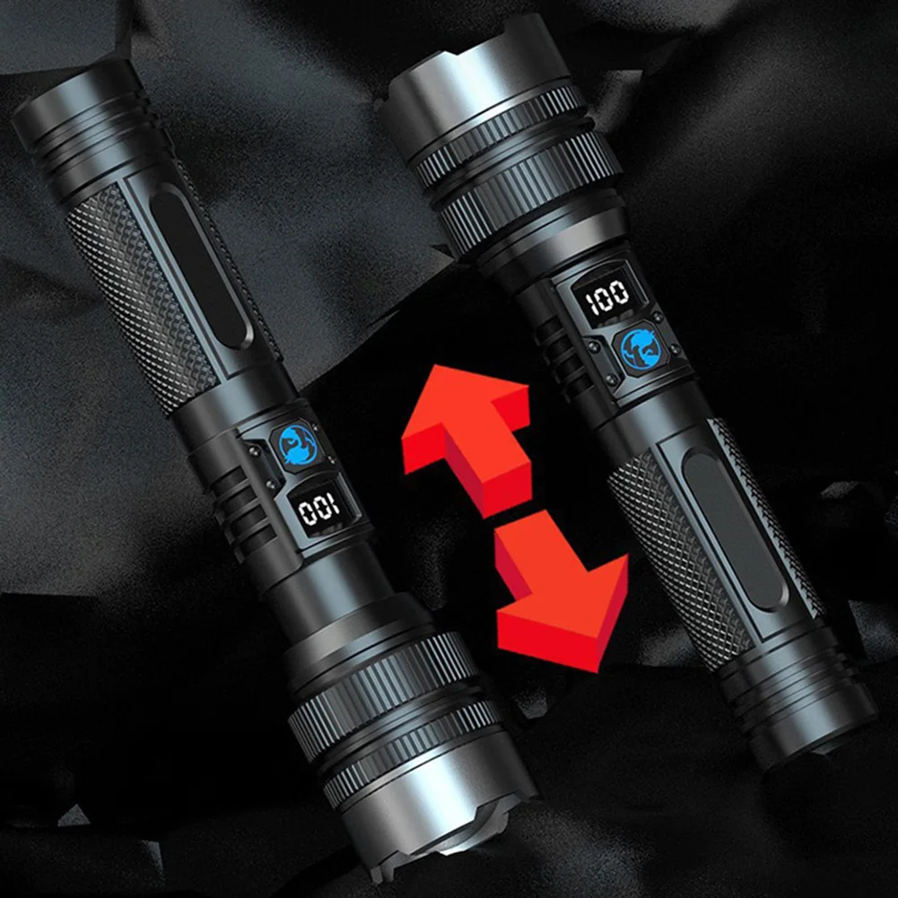 Ledsen™ AdjustableFlashlight: Ultra-Bright Rechargeable Flashlight With Adjustable Beam