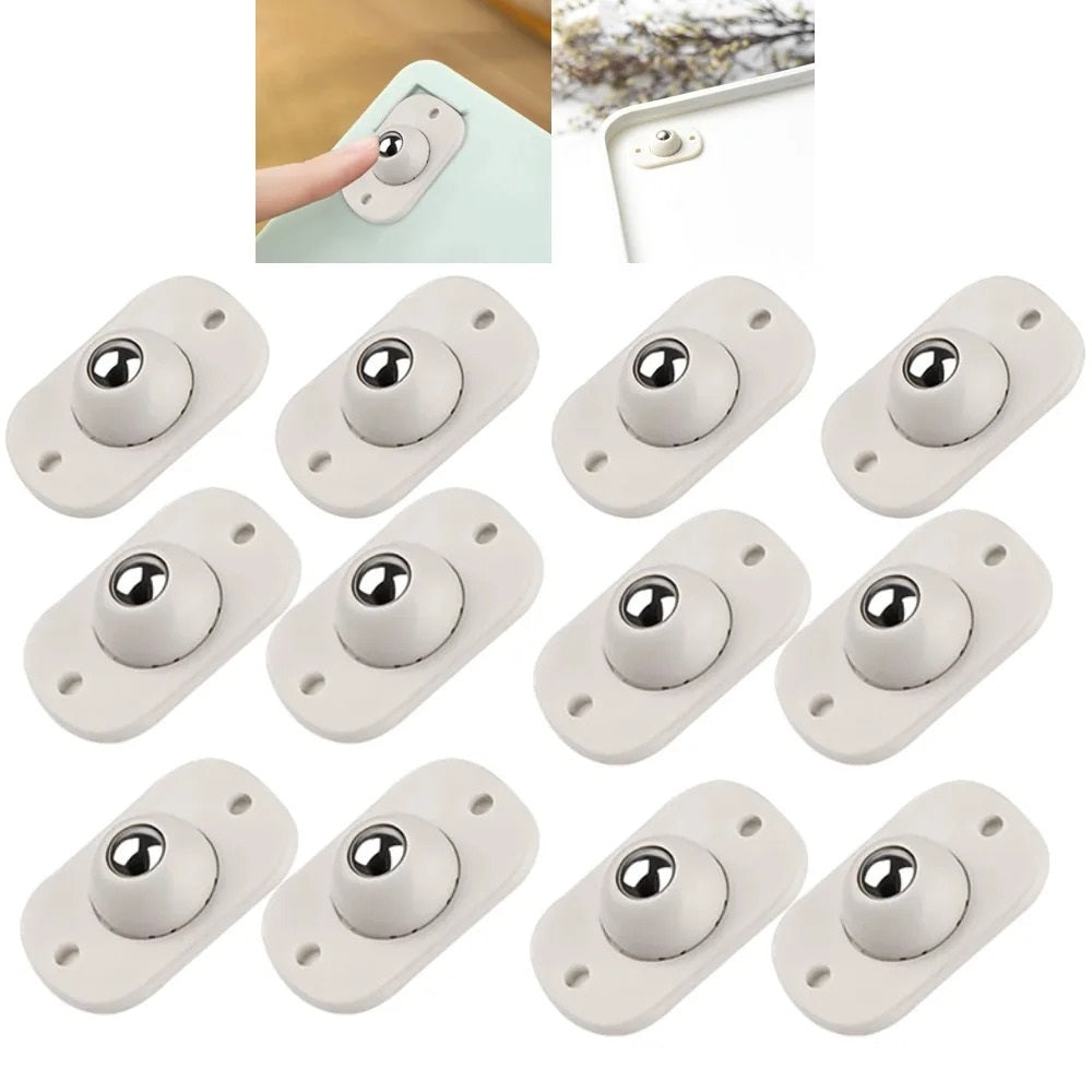 FurnitureWheels - Self-Adhesive 360° Rotating Furniture Wheels