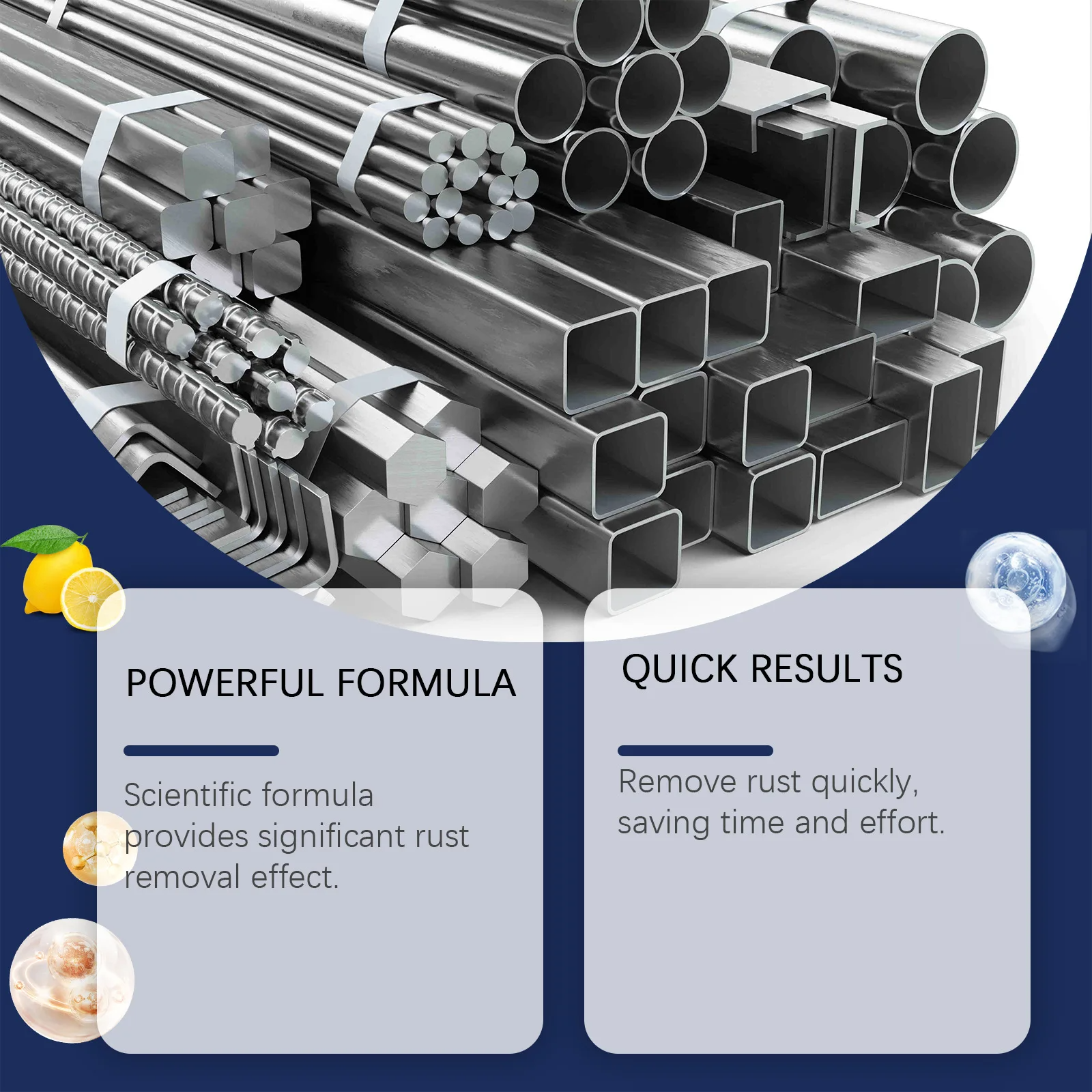 RustRemover 1+1 FREE: Powerful Easy To Use Metal Rust Remover