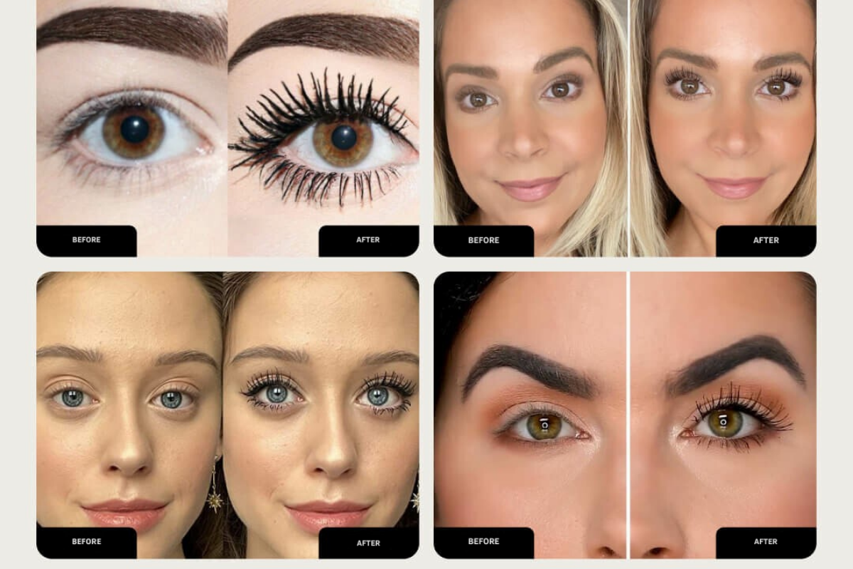 LashMascara 1+2 FREE: Ultra Black Extra Volume Eyelashes Mascara