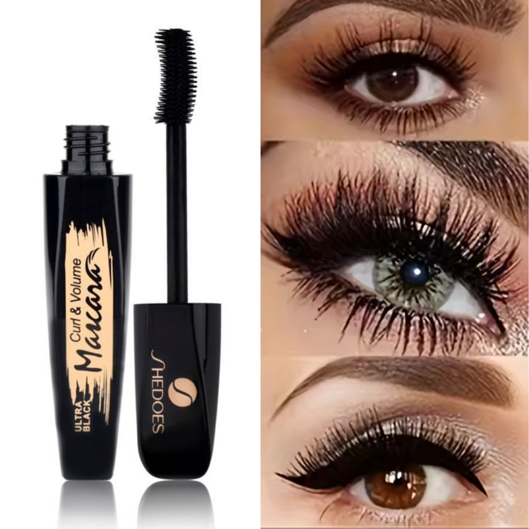 LashMascara 1+2 FREE: Ultra Black Extra Volume Eyelashes Mascara