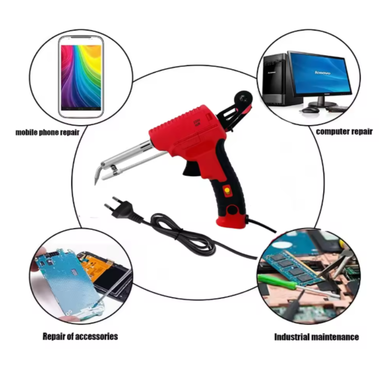 SolderingKit: 80W External Heating Electric Soldering Iron Gun Kit