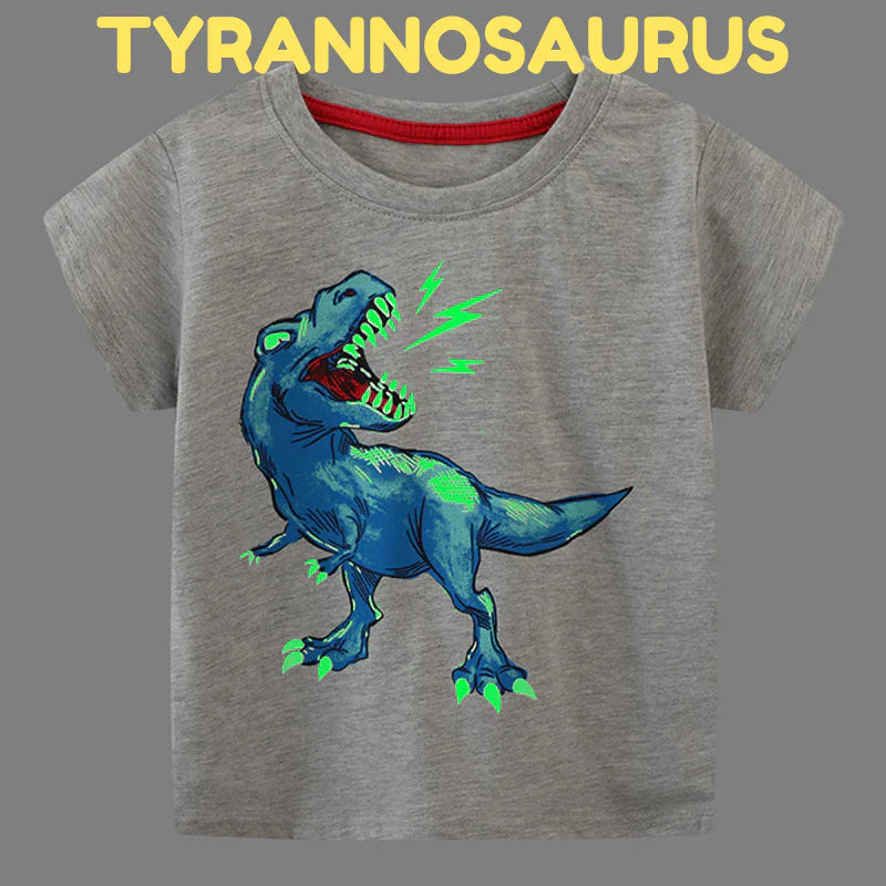 Icone™ DinoShirt: Children's Glow in the Dark Dinosaur T-Shirt