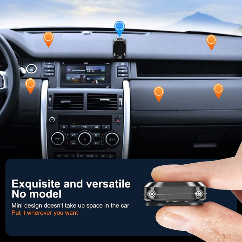 Holder360° FoldableHolder - Foldable Metal Magnetic Car Phone Holder