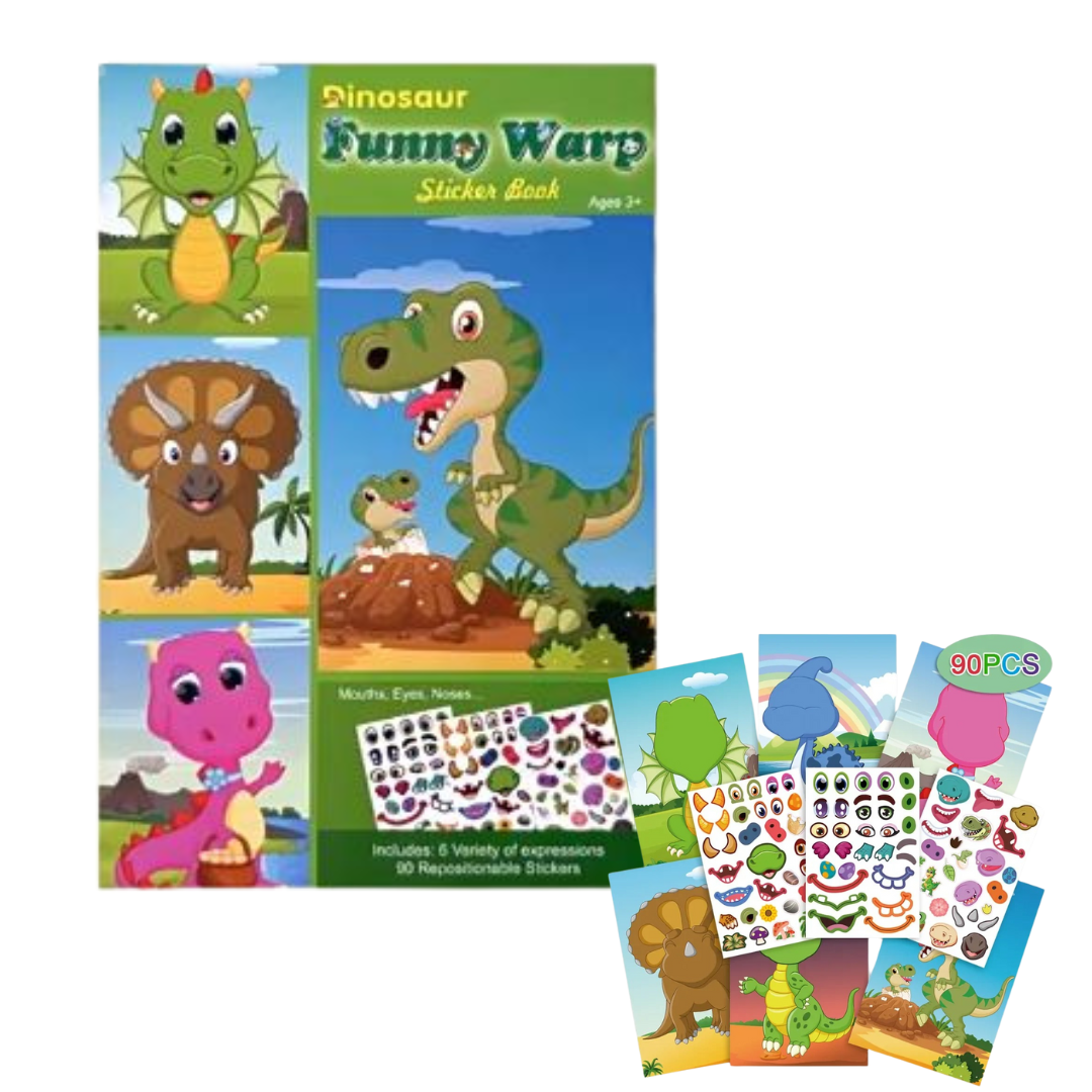 Kletshuts™ StickerBook 1+1 FREE: DIY Sticker Book Craft For Boys And Girls