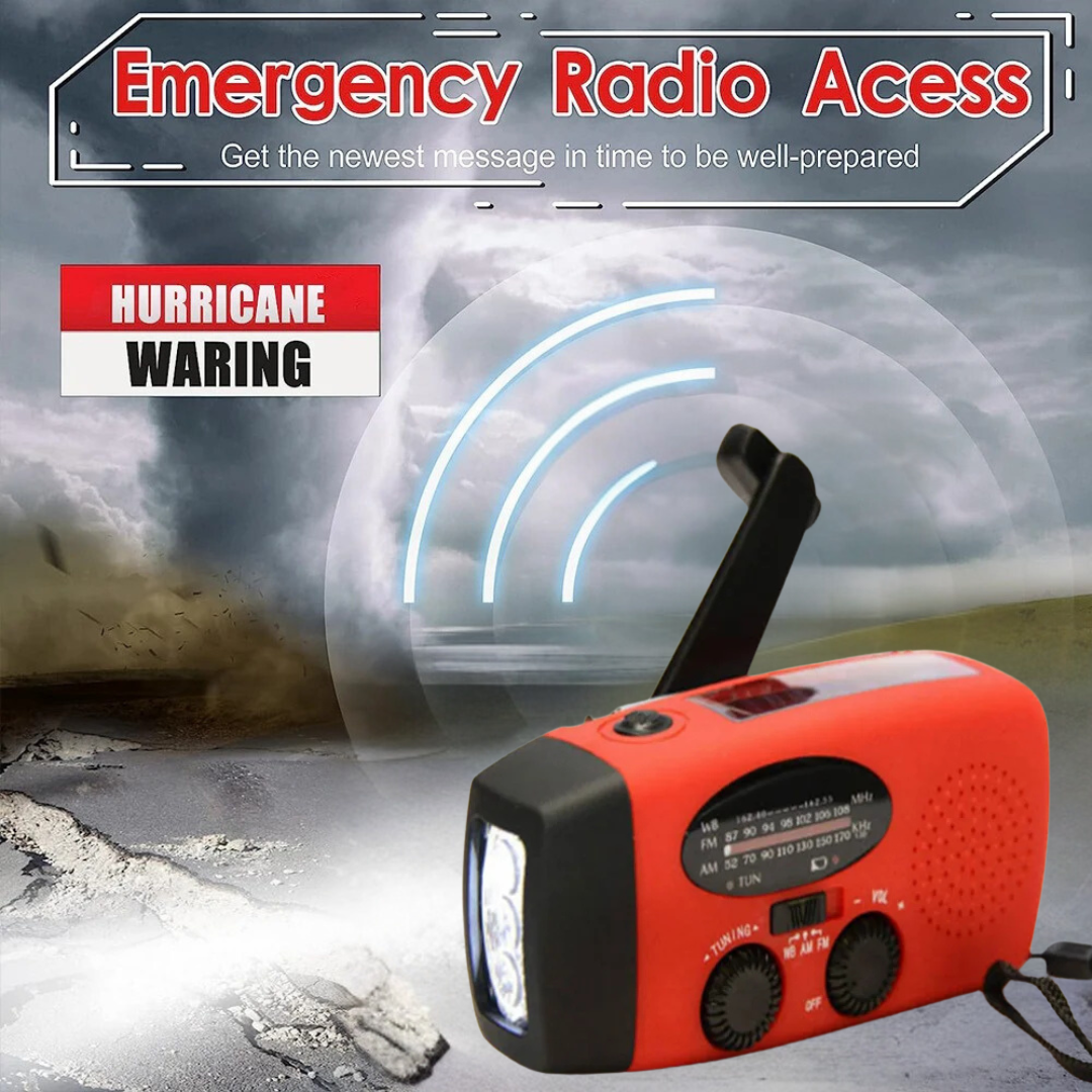 MultiRadio - Multifunction Solar Portable Emergency Radio