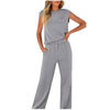 Icone™ StylishSet: Stylish Comfortable Sleeveless Top And Pants Set