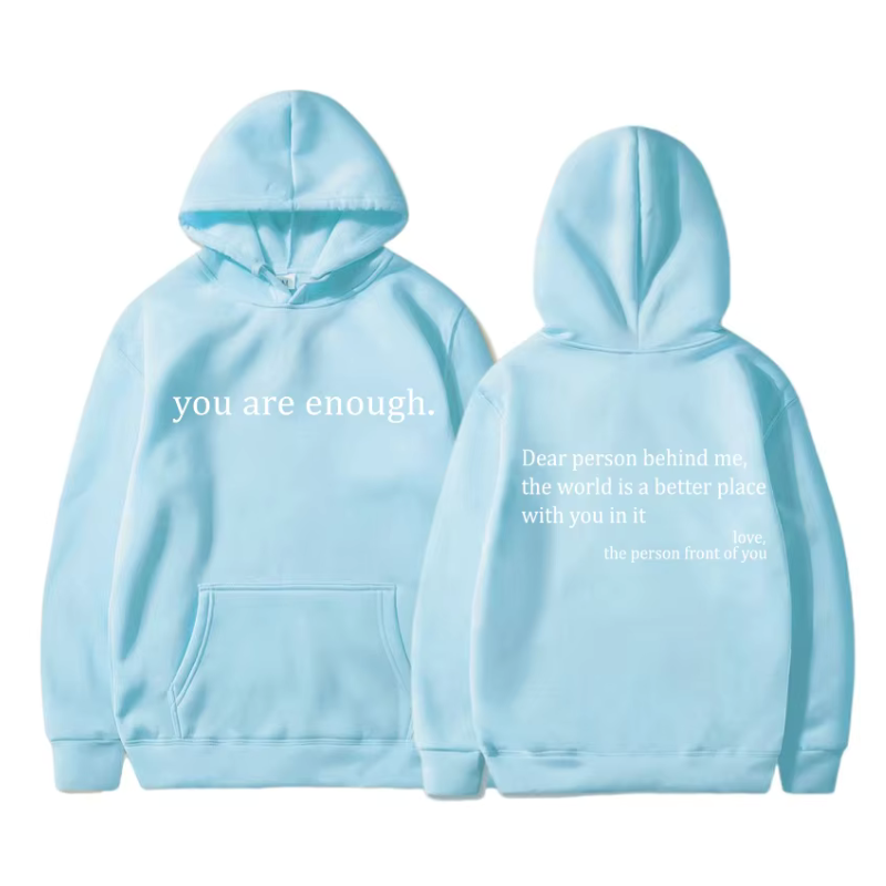 Icone™ DearHoodie: Hoodie With Front And Back Message Print