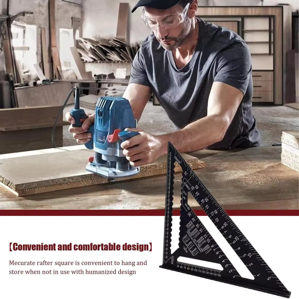 TriangleRuler - Aluminum Alloy Triangle Ruler For Woodworking