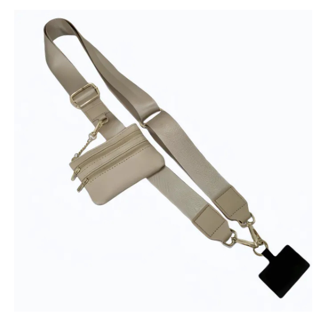 Icone™ PhoneStrap: Adjustable Crossbody Phone Strap With Pouch