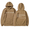 Icone™ DearHoodie: Hoodie With Front And Back Message Print
