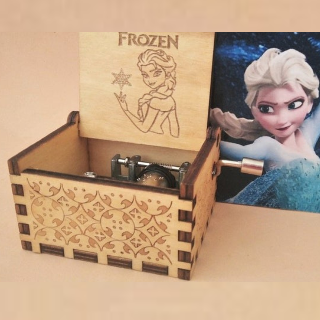 MusicBox - Hand Crank Wooden Music Box