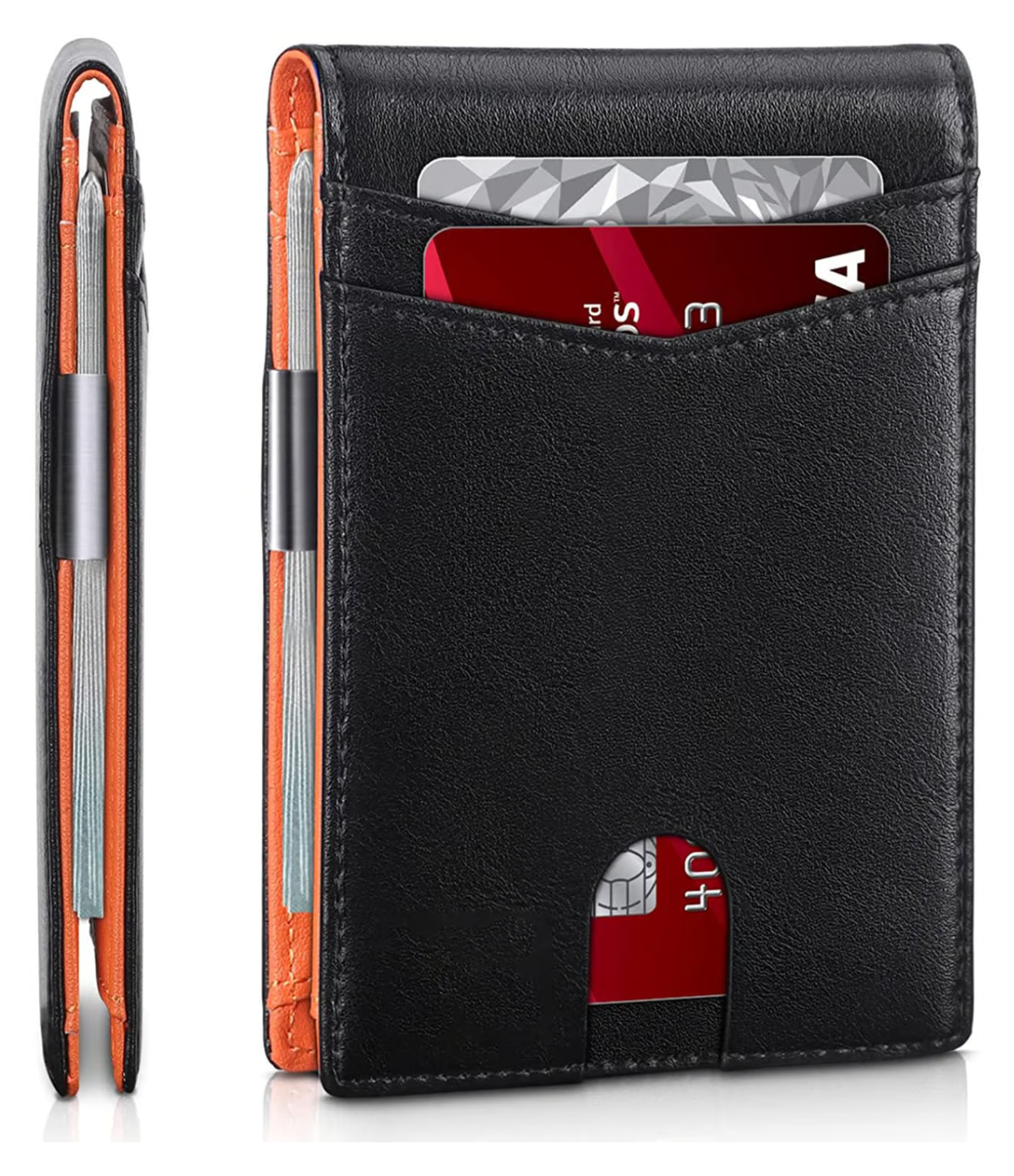 Icone™ SlimWallet - Ultra Slim And Secure RFID Leather Wallet For Men