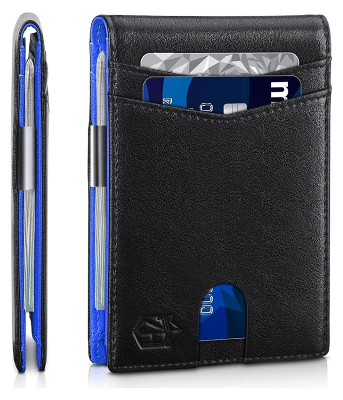 Icone™ SlimWallet - Ultra Slim And Secure RFID Leather Wallet For Men
