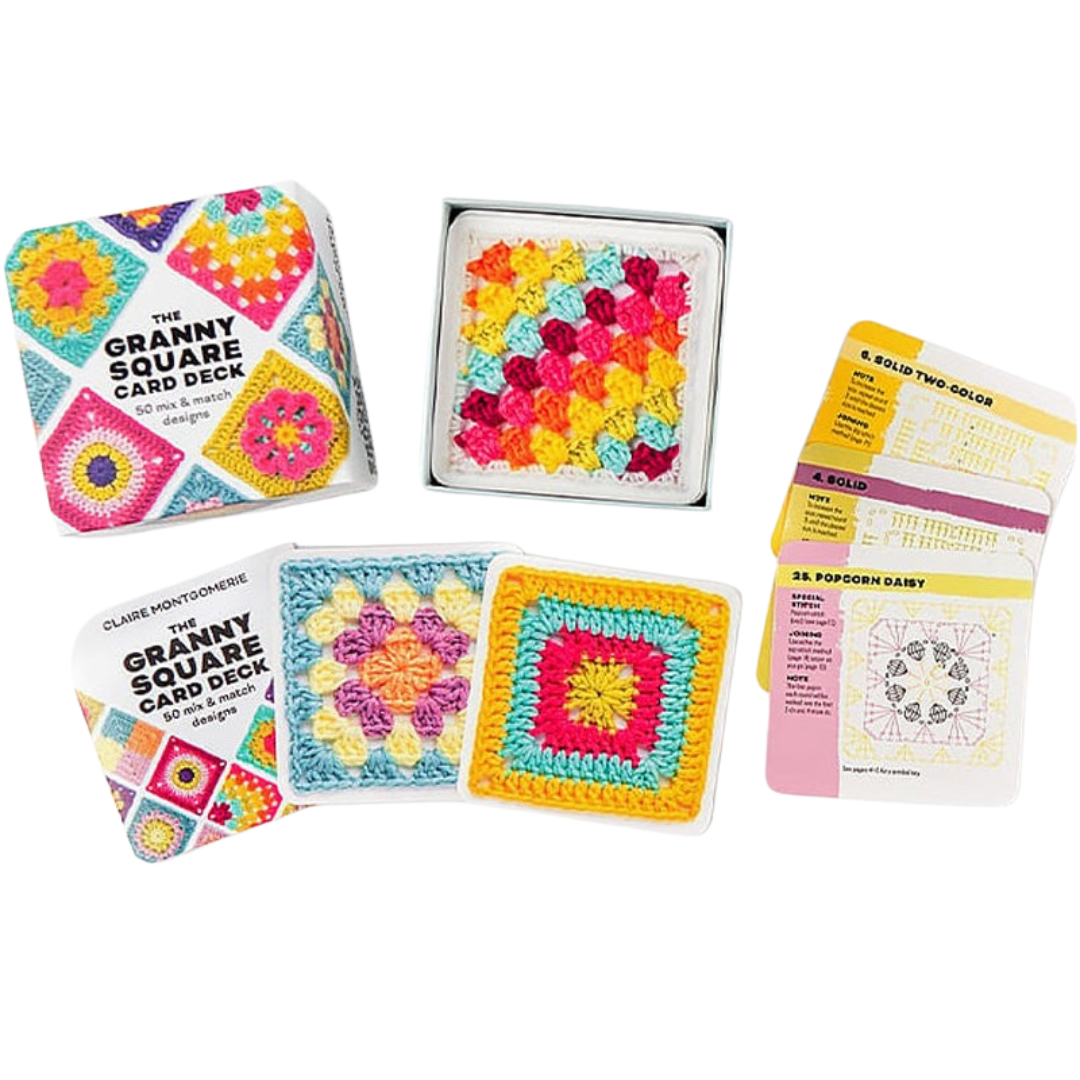 CrochetCards: Square Knitting Crochet Guide Cards Set