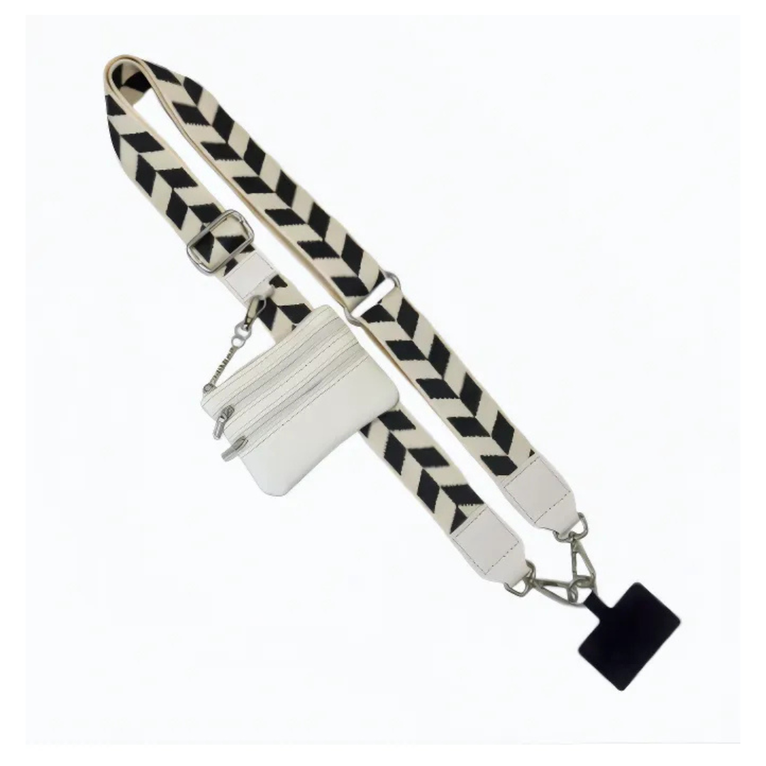 Icone™ PhoneStrap: Adjustable Crossbody Phone Strap With Pouch