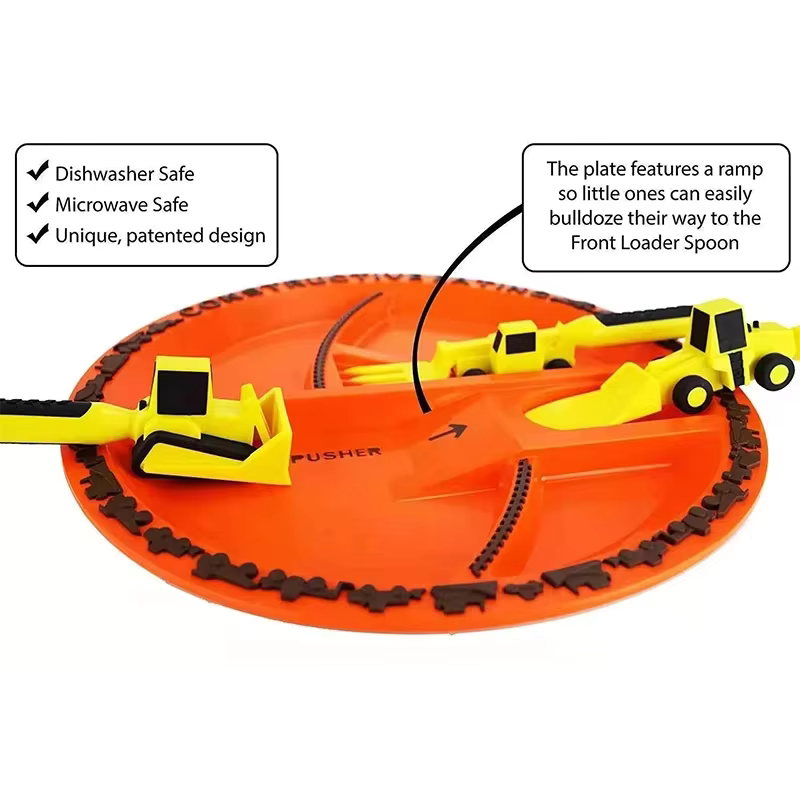 Kletshuts™ CarCutlery: Children's Construction Cutlery Set