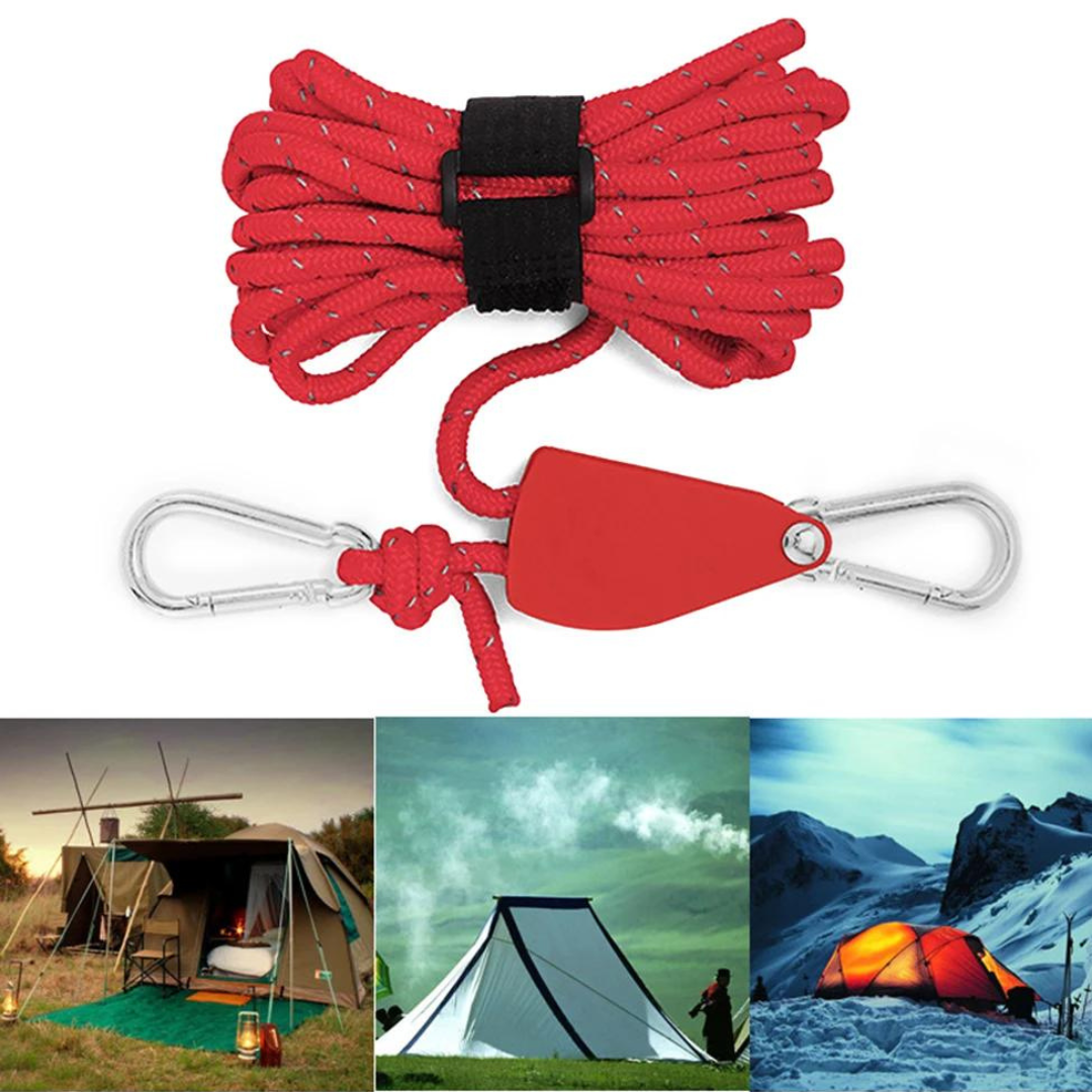CampingRope - Adjustable Pulley Camping Rope