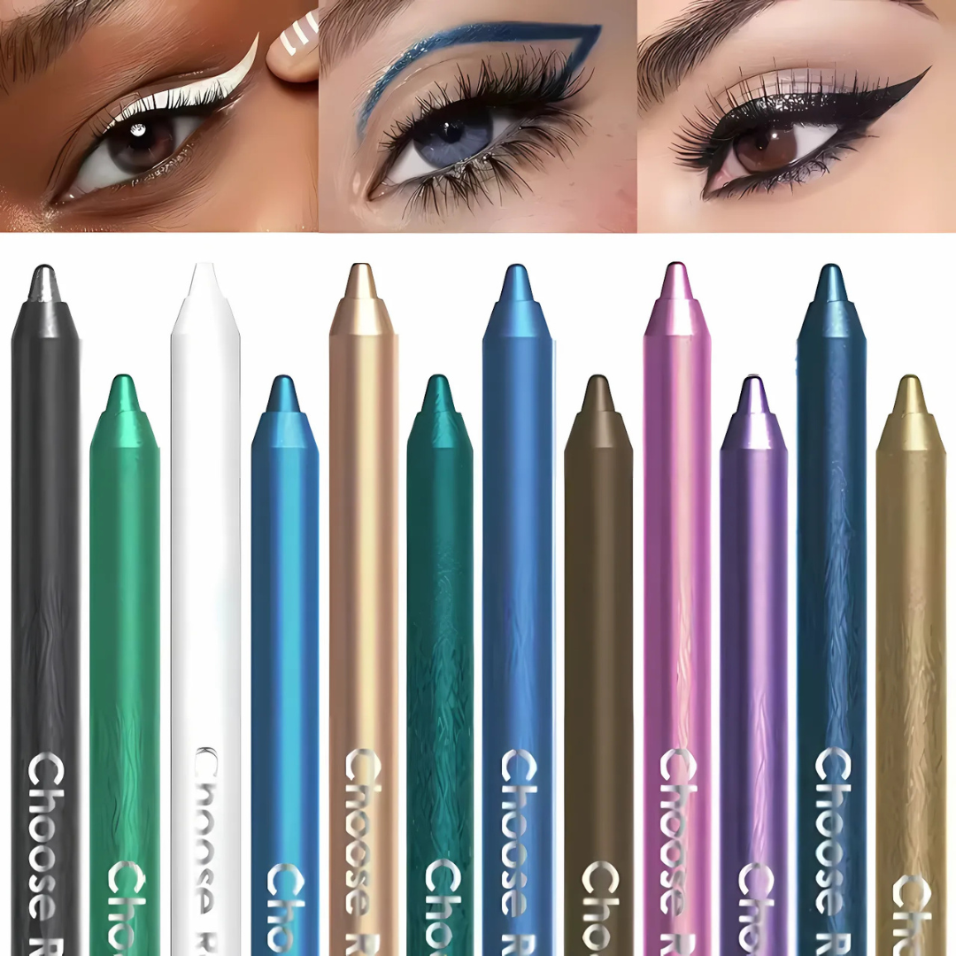 WaterproofEyeliner - Long Lasting Waterproof Eye And Lip Liner Pencil 12-Piece Set